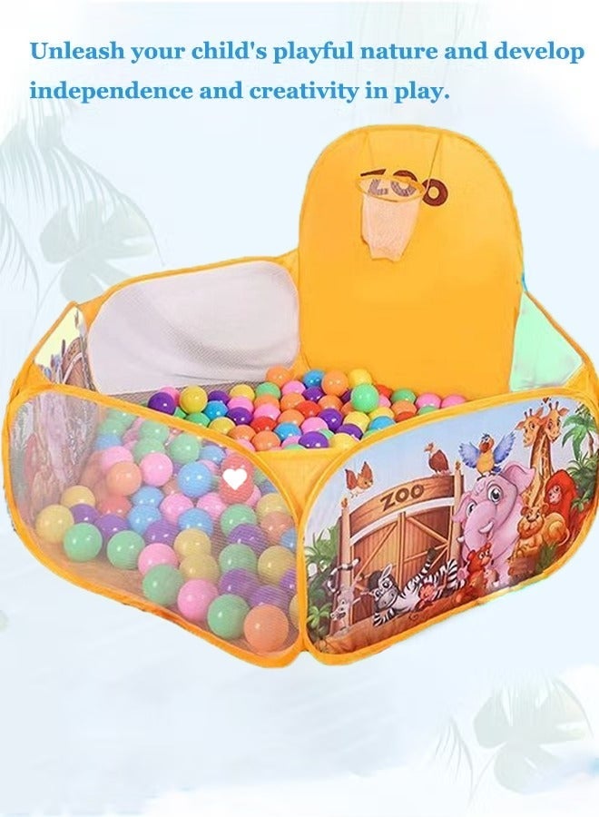 Children's ball pool playhouse Foldable ball pool tents Outdoor children's tent pool Indoor and outdoor tent game house（Excluding ball） - Image 4